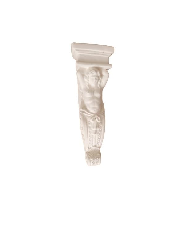 Thalemuni für Säulen, Dekoration von Tempel, Palazzi, 1 Stück, Höhe 21 cm, aus Gips für Pastoren, Krippen, Heiliggorium
