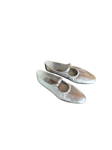 High heeled sandals Round pointed toe strap retro ballet Mary Jane shoes for women