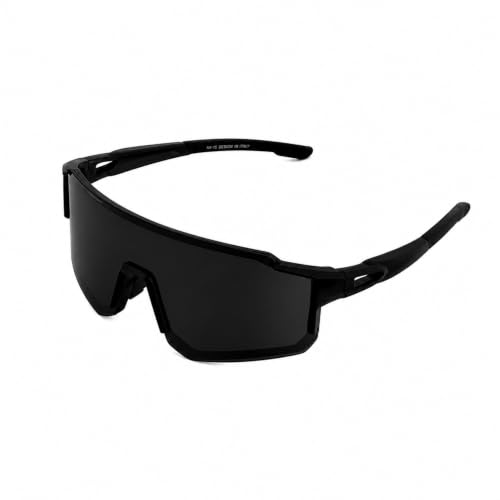 Image of ALNA-TURA Sport Sunglasses for Men & Women UV400 Protection | Cycling Running Driving Goggles | Wraparound Shield Design | Anti-Glare Mirrored Lens | Lightweight Outdoor Sports Eyewear