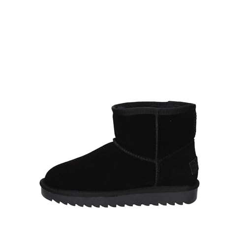 Colors Of California - Suede Boot In Suede Nero HC.YW001
