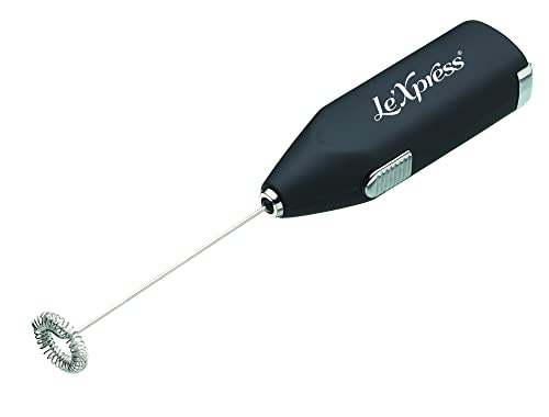 KitchenCraft Le'Xpress Electric Milk Frother Whisk,Black