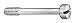 Panel Screw, Smooth, 6-32x3/4 L, PK5