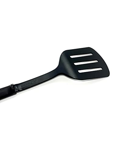 TIJAR® Slotted Turner/Spatula, Nylon Heat Resistant Turner for Non-Stick Cookware, Ergonomic Handle - Image 4