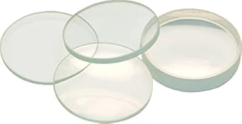 Double Convex and Concave Lens, Set of 4, Concave and convex of Dia 50mm, F.L.10cm and 20cm