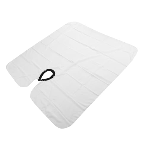 Capa de Barbero con Ajuste en Cuello y Broche Metálico Blanco miniatura 6