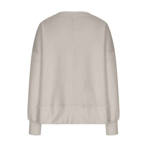 Sweatshirt for Women Oversized Crewneck Long Sleeve Casual Pullover Sweatshirts 2025 Fall Fashion Clothes4