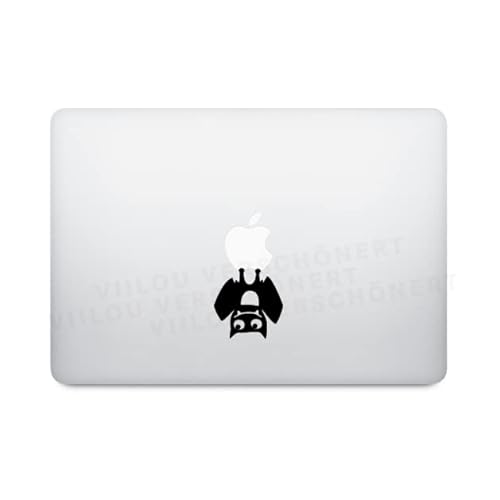 Computer Sticker FLEDERMAUS Aufleber Mac Illustration Apple Logo Tattoos Notebook Motive Laptop Comic iReader tablet