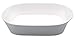 KitchenCraft porcelanowe naczynie do pieczenia, białe, duże, 26 x 24 cm