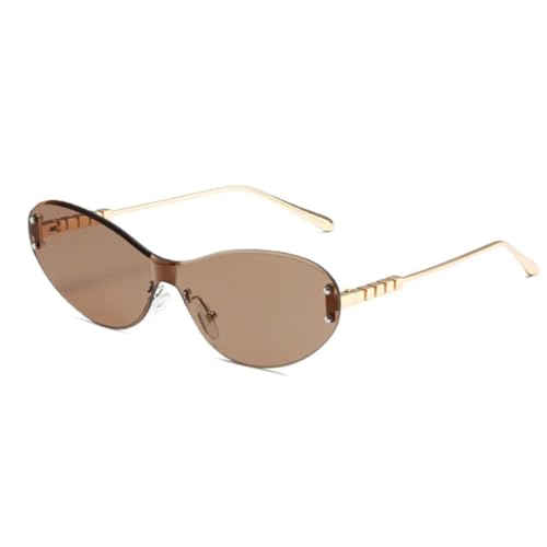 Lunettes de soleil sans monture pour festival et terrasse look punk protection UV400
