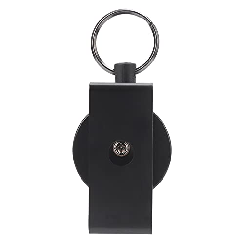 ZIZEV Retractable Keychain, Belt Clip Retractable Keychain Stand Million Pulls Thickened Wire Rope for Facilities and Maintenance