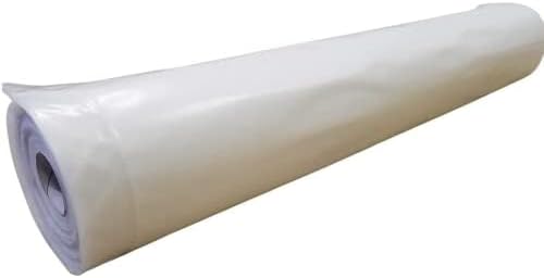 Farm Plastic Supply - Ultra-Clear Poly Cover - 6 mil - (12' x 100') - Indoor or Outdoor Use Clear Plastic Sheeting, Thick Plastic Sheeting, Outdoor Patio Plastic Cover, Indoor Drop Cloth