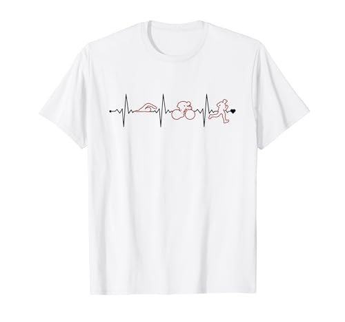 Triathlon Heartbeat - Triathlon triathlon professionale Maglietta