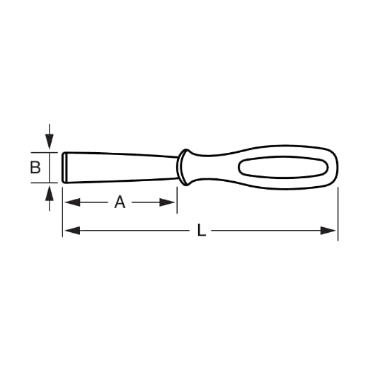 Spatule de peintre Bahco 2489 en acier robuste durable