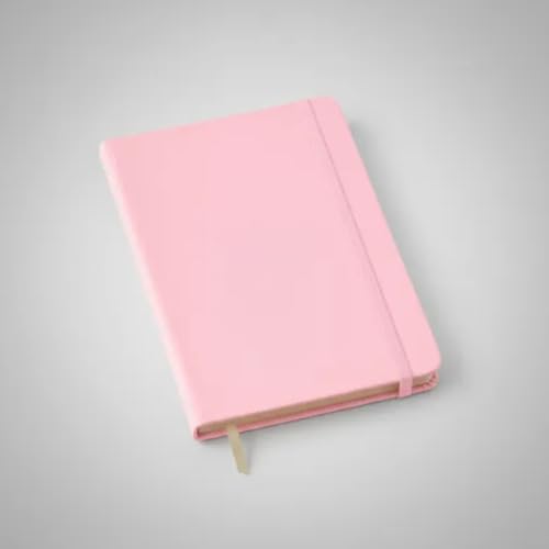 Caderno Desenho A5 Capa Dura Sem Pauta Sketchbook Grande 14x21 80 Folhas Colorir Desenhos Sem Linhas (rosa)