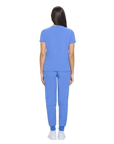 Natural Uniforms Womens Essential Cool Stretch Jogger Scrub Set with Regular and Petite Sizes