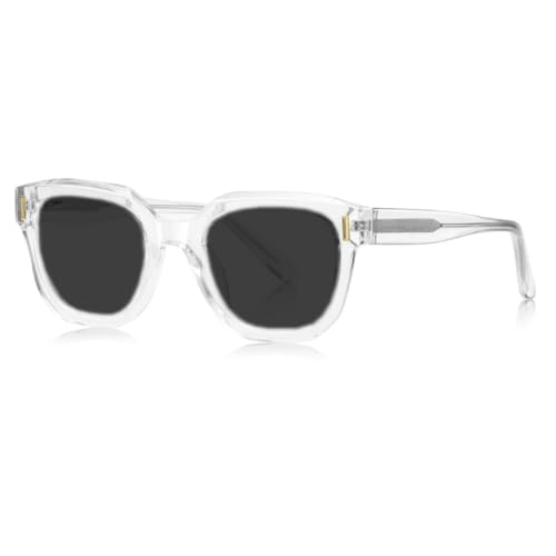 Lunettes de soleil en acétate haut de gamme avec monture ovale rétro intemporelle