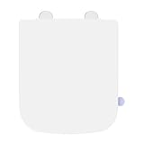 SREWOHS PRO Asiento de WC Cuadrado Softclose Blanco (CORTO),1 cm