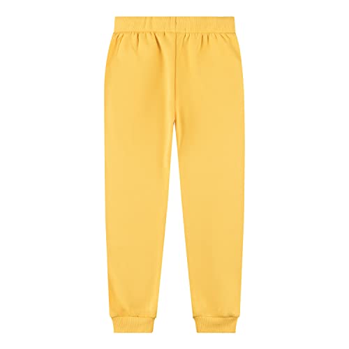 Image of Kid Nation Kids Unisex Soft Brushed Fleece Casual Pull On Jogger Sweatpants with Pockets for Boys or Girls | Soft Brushed Fleece Kids JoggerElastic Waist With Drawstring,Deep Side Pockets,Machine Wash,Durable,Great Gift for 3-12 Years