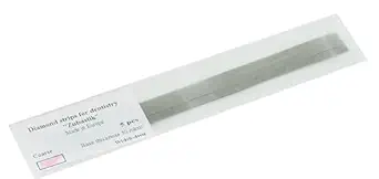 Dental Abrasive STAINLESS STEEL Strips finishing polishing 4mm Medium 5pcs