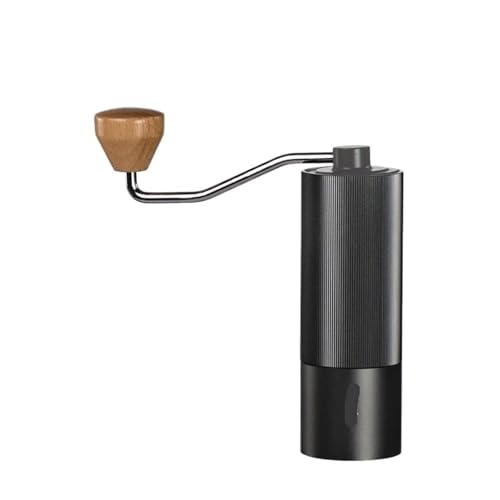 Kompatibel for 304 Edelstahl manuelle Kaffeemühle Grat Küche Brauwerkzeug(Gray)