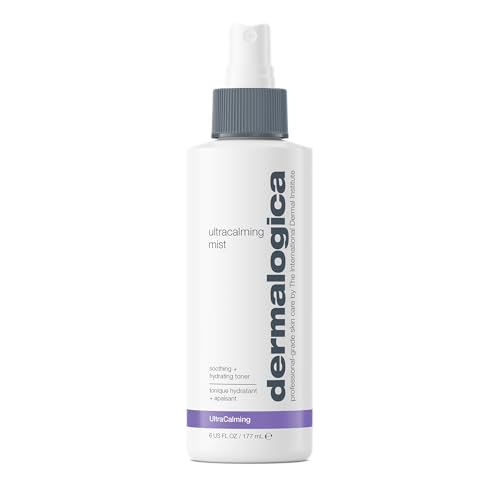 Dermalogica UltraCalming Mist - Soothes, Relieves Inflammation, Redness & Sensitivity, Hydrating Skin Mist, Preps for UltraCalming Treatment, Strengthens Skin Barrier, with Aloe & Oat Extracts, 177ml