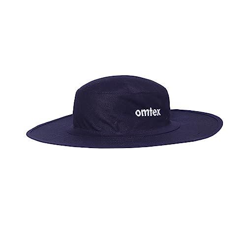 omtex Cricket Panama Club Hat with Mesh Extra Wide Brim and Multiple Eyelets