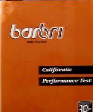 Paperback Barbri Bar Review; California Performance Test Practice Workbook Book