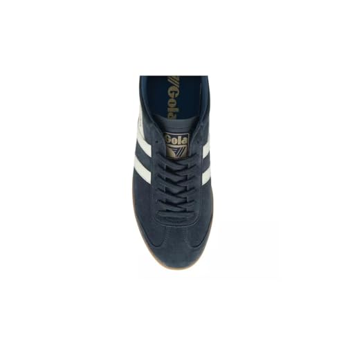 Image of Gola Men's Hurricane Suede Navy /Off-White /Marine Blue /Gum 12 Medium