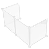 LOORGVEL Transparente Abnehmbare Schutzabtrennung aus Stabilem Kunststoff...