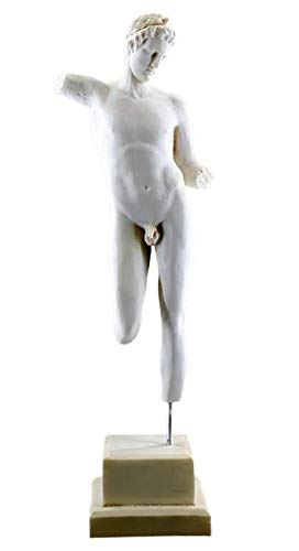 Estatua de escultura grande de mármol fundido griego de Torso de cuerpo joven de 25 pulgadas