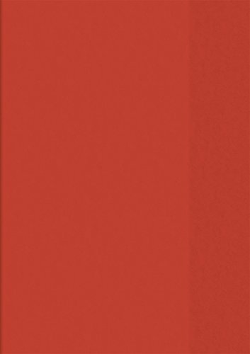 Brunnen Baier & Schneider - Sobrecubierta para libros y cuadernos tamaño A4, 21,6 x 30,8 cm, color rojo
