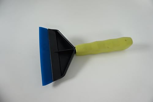 Image of RockRose Comfort Glide Window Wiper Squeegee Effortless Cleaning & Film Installation with Soft TPE Handle for Secure Grip on All Glass Surfaces