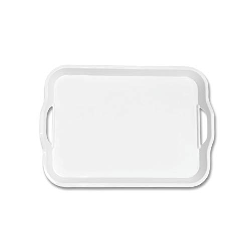 Image of Milton Orient Mini Melamine Tray, 1 Piece, White (13.18 inch X 8.85 inch)