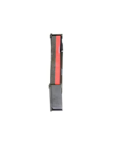 Cinta para calculadora Nu-Kote BR113N Nylon negro/rojo miniatura 2