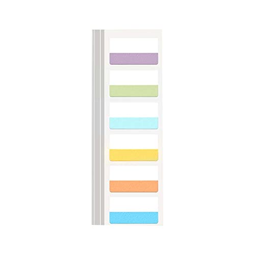 ポストイット 付箋 強粘着 ノート フィルム 書き込み可能なインデックス 見出し フィルム 書き込み可能なインデックス 見出し カラフル 貼ってはがせる 強粘着付箋 文房具 (Large(60枚))