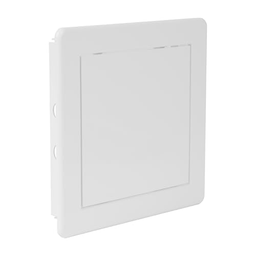 Repa Market 150 x 150 mm Pannello di Accesso in Cartongesso - Portello di Ispezione in Plastica Bianca per Pareti e Soffitti, Pannello per Bagno e Copertura Armadio per Scatole Fusibili Bocchetta