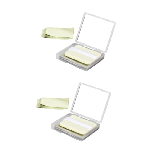 Gogogmee 2 Sets Facial Oil Absorbing Sheets Blotting Paper for Oily Skin Blotting Sheets