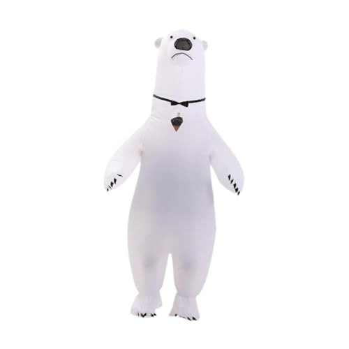 Déguisement d'ours gonflable marron pour adulte costume de fête costume d'animal original