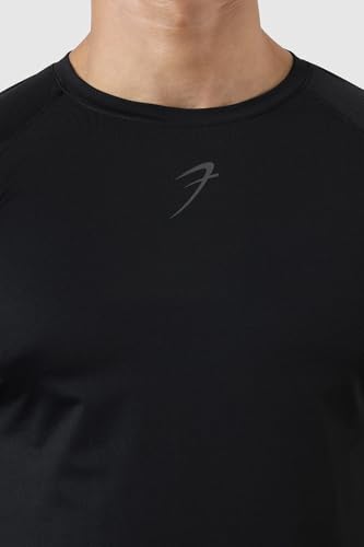 Image of FUAARK Men's Full Sleeves Gym Slim Fit T-Shirt