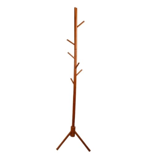 FGXHHS Perchero de pie, Resistente, de Madera, con 8 Ganchos Ajustables para Ropa, Sombreros y Paraguas (Color: B, tamaño 175 cm)