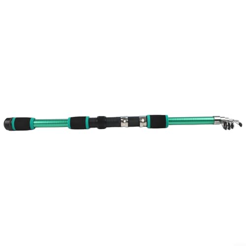 Juego completo de equipo de pesca con caña telescópica y carrete, perfecto para los entusiastas de la pesca (verde) Juego completo de equipo de pesca con caña telescópica y carrete, perfecto para los entusiastas de la pesca (verde)