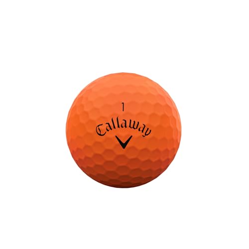 Callaway Golf Supersoft Golf Ball 2025, Orange