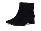 Blondo Women's HYLIA Ankle Boot, BLACK SUED, 8