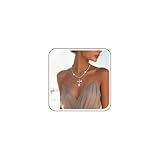 Inateannal Diamond Cross Necklace for Women Men Sparkly Cubic Zirconia Tennis Necklace CZ Cross Pendant Necklaces Chain Punk Hip Hop Accessory