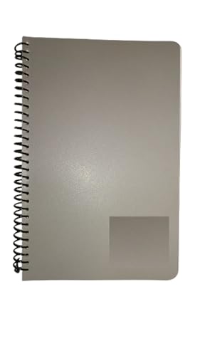 Image of Peeplvalue Pack of 4 A5 Size-160 Pages unruled blank Spiral Bound Notebook White unruled Paper Wirebound Journal /Diary /DIY Notepads for School /Office (A5 multicolour Size- 14x21cm)