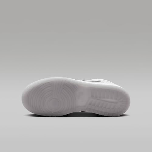 Jordan Air 1 Mid Grade School Summit White/Metallic Silver HQ3600-121 Size 7Y