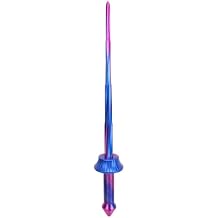 Pongnas Portable Spiral Retractable Telescopic Sword, 3D Printing, Lightweight, Fun to Play, Space Saving Retractable Sword Toy for Stress Relief Gradient