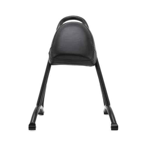 Coussin de dossier arrière moto noir idéal pour les longs road-trips en duo le week-end