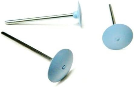 Silicone Abrasives Fine Polishing Knife Edge 2.5mmX15mm Mounted Light Blue Made in Germany Pack of 10 by JTS