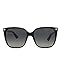 Gucci Square/Rectangle Sunglasses Black Black Grey Luxury Eyewear Made In Italy Acetate Frame Designer Fashion for Everyday Luxury